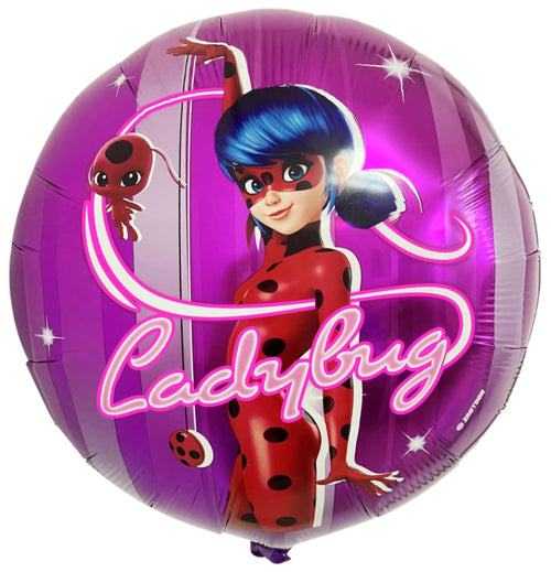 2-Pack Miraculous Ladybug Foil Balloons – 20-Inch Helium or Air Party Decorations