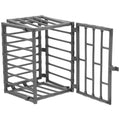2-Piece Mini Plastic Cage Set for Displaying Stuffed Animals or Organizing Small Items - jojofuny
