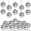 20-Pack Mini Disco Ball Cake Toppers by Newmemo – 1.6-Inch Hanging Mirror Ornaments for Parties