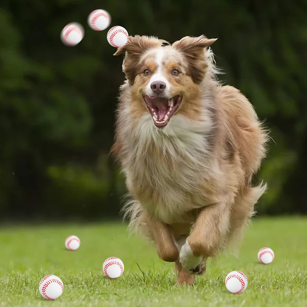 20 Pack Mini Foam Baseball Stress Balls for Party Favors, Anxiety Relief, and Pet Toys