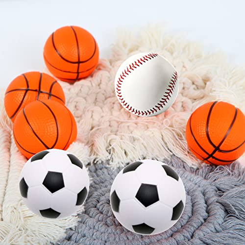 20 Pack Mini Foam Basketball Stress Balls – 1.6 Inch Squeeze Toys for Party Favors, School Rewards, and Stress Relief