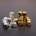20-Piece 16mm Gold and Silver Plastic Dice Set – Rounded Corners for Tabletop Games, Teaching & Party Fun