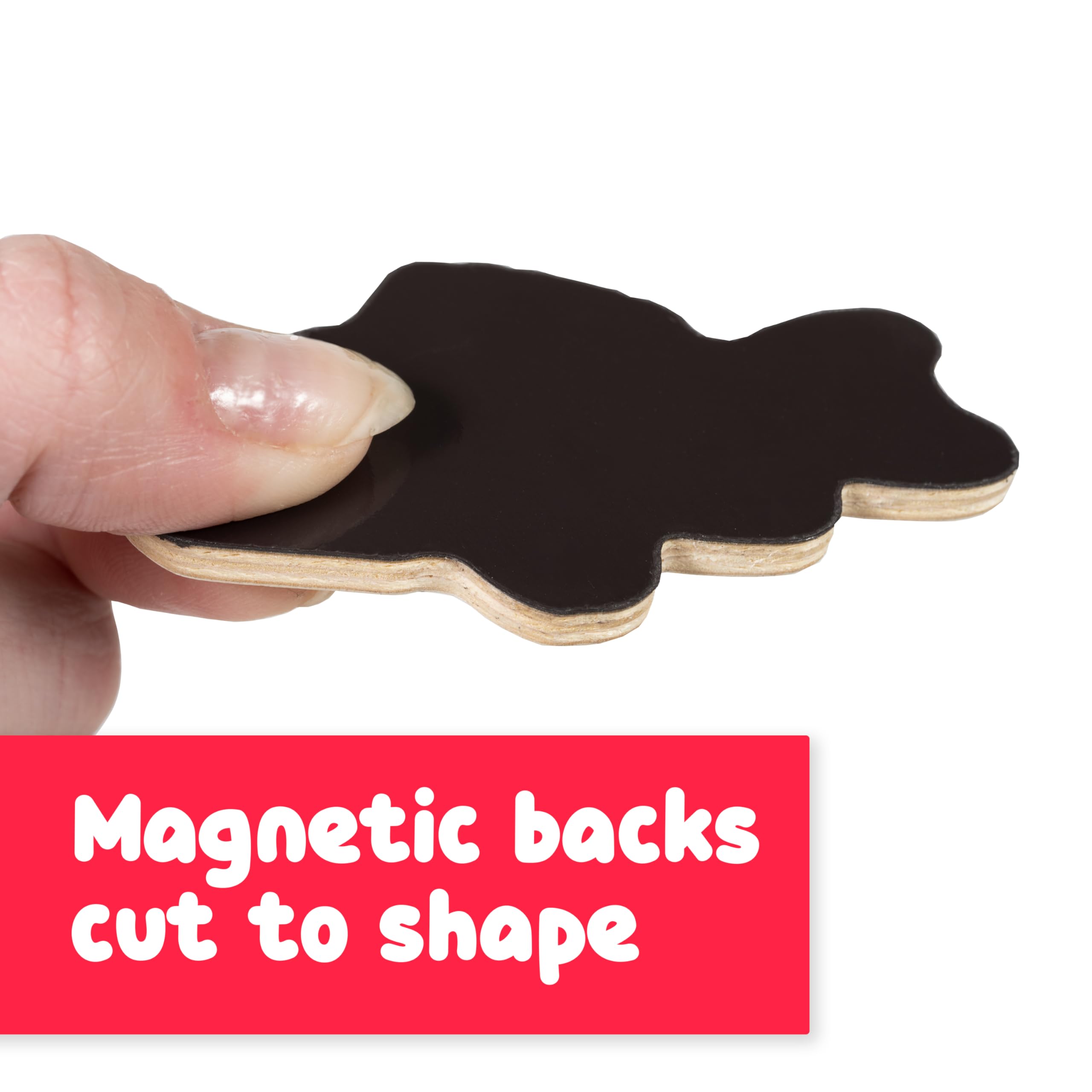 20-Piece Wooden Sea Life Magnets for Kids Ages 2+ | SPARK & WOW
