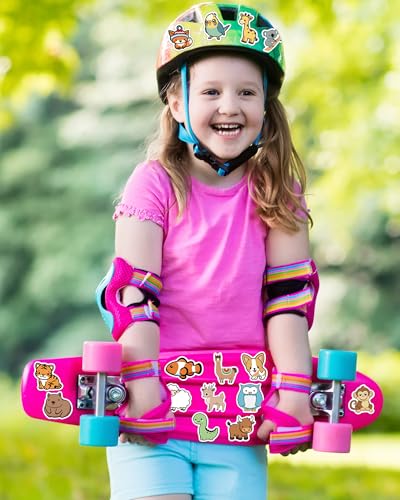 200 Animal Stickers for Kids - Cute Waterproof Vinyl Decals for Water Bottles, Laptops, and Classroom Prizes