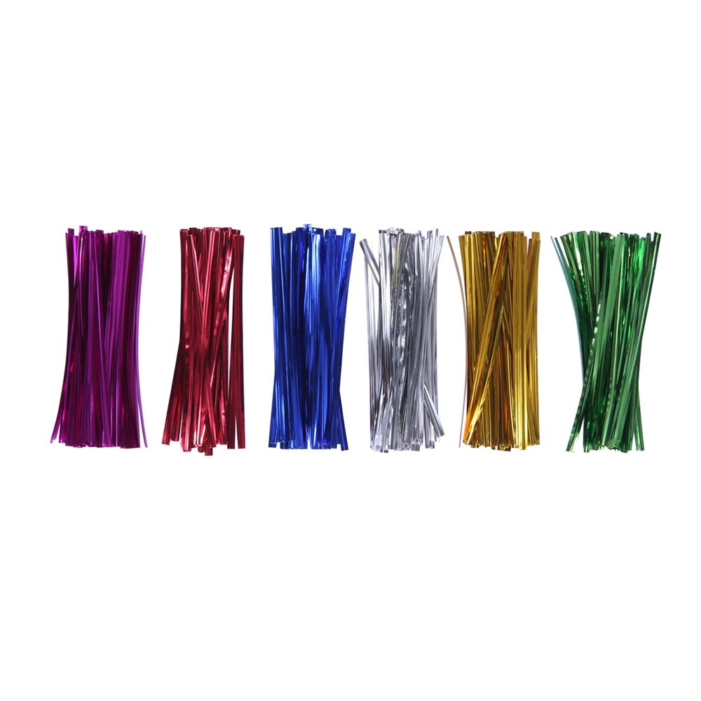 200 Clear OPP Cello Bags 4x9 Inches with 200 Twist Ties - 1.4 Mil Thick, Food Grade, BakeBaking