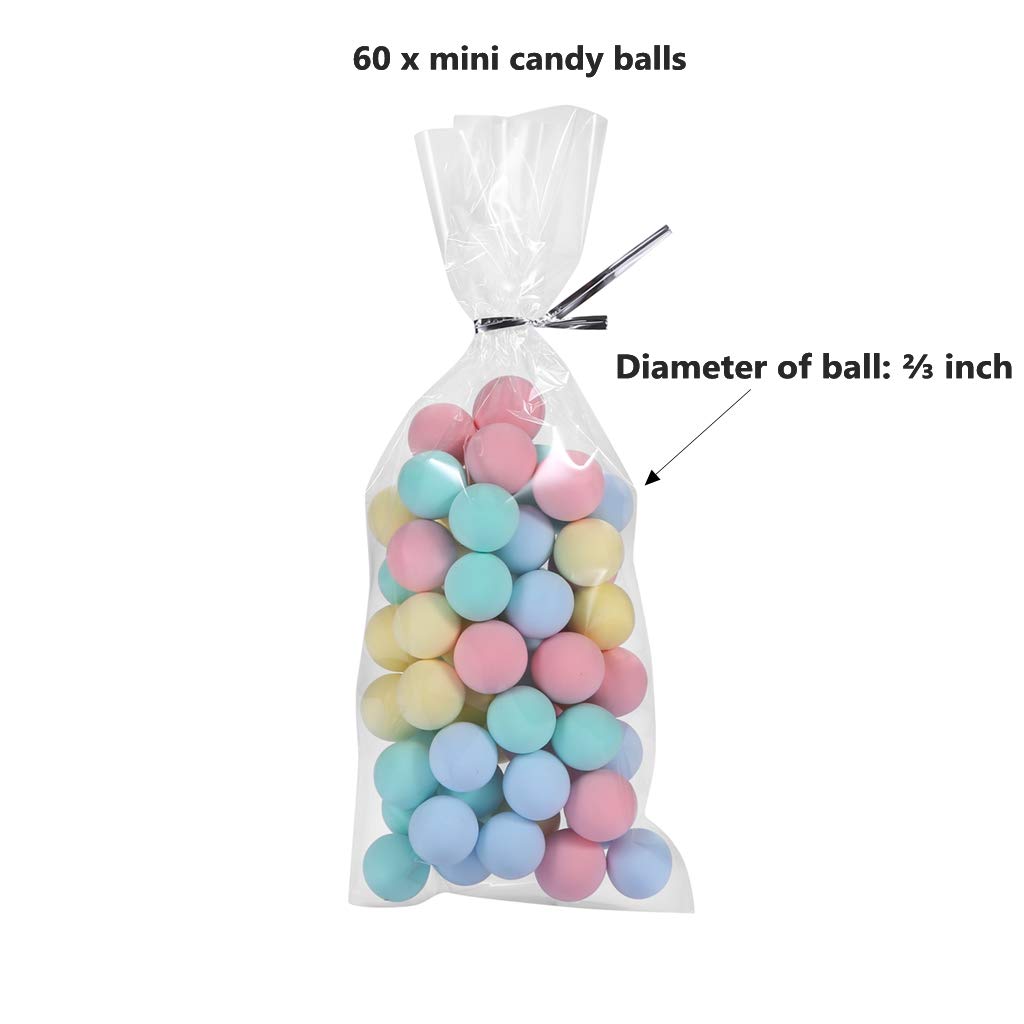 200 Clear OPP Cello Bags 4x9 Inches with 200 Twist Ties - 1.4 Mil Thick, Food Grade, BakeBaking