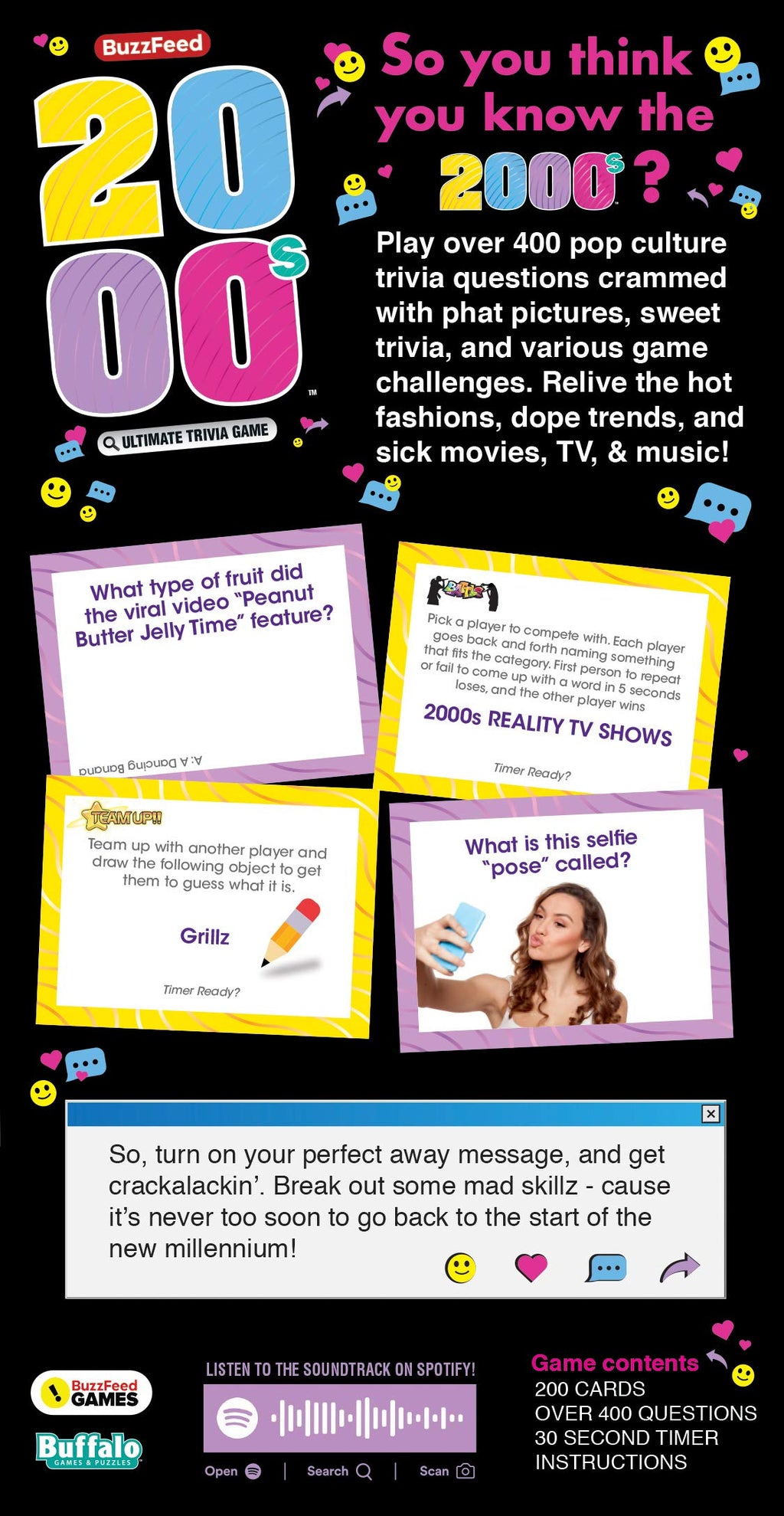 2000's Ultimate Trivia Game – 400+ Pop Culture Questions by Buffalo Games