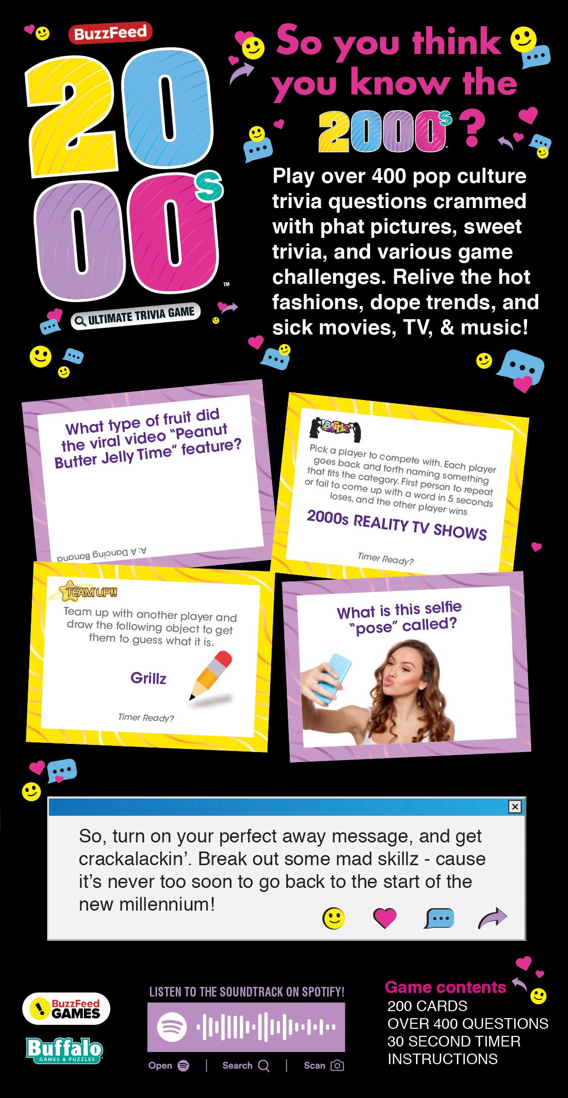 2000's Ultimate Trivia Game – 400+ Pop Culture Questions by Buffalo Games