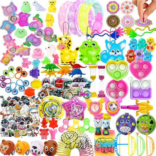 212-Piece Assorted Party Favors Toy Set for Kids - Bulk Prize Box for Events, Classrooms, and Birthdays