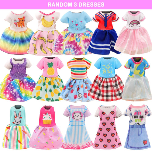 22-Piece 6-Inch Doll School Set with Clothes, Computer, and 15 Study Accessories by ENOCHT