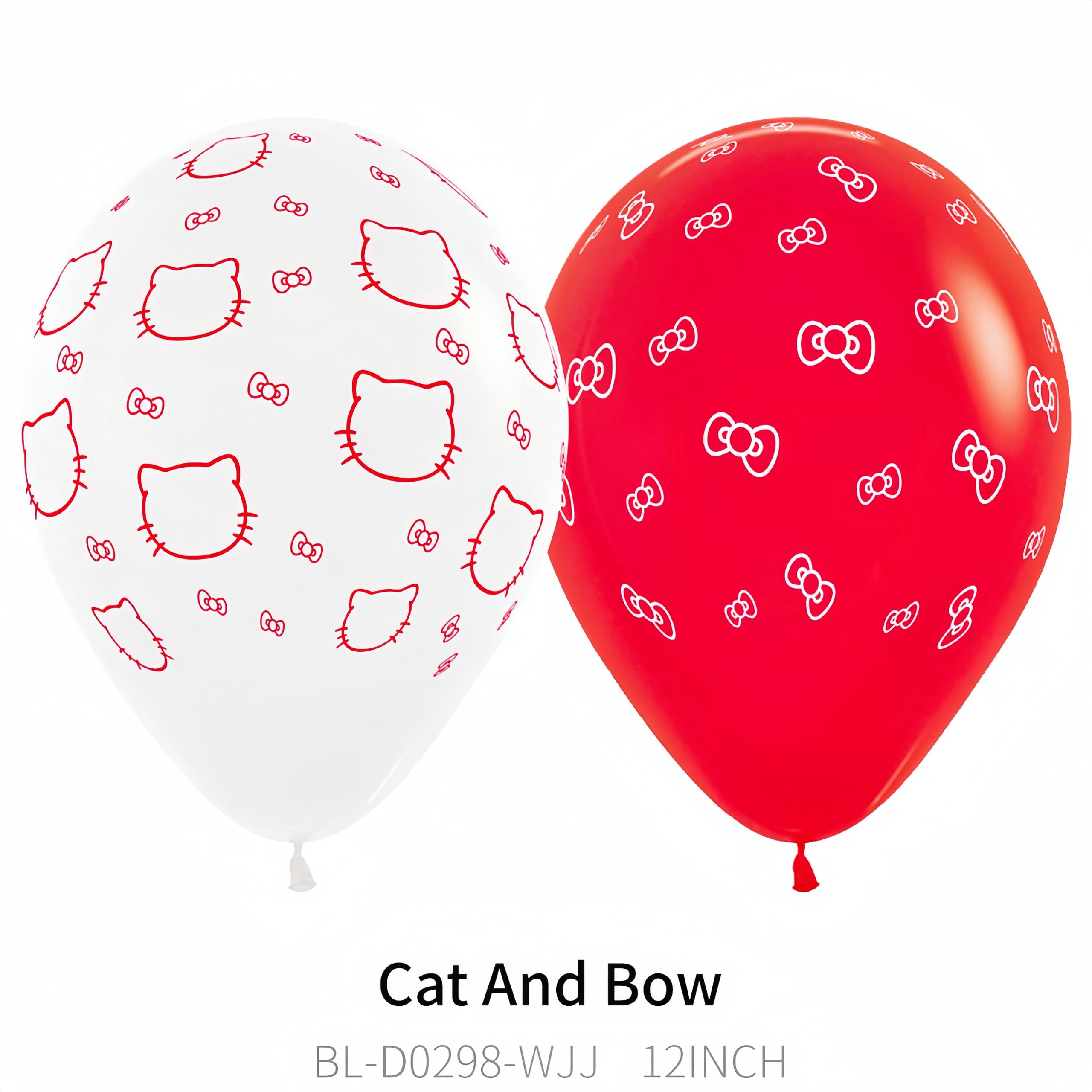 22-Piece Cat & Bow Balloon Kit for Kitty Party Decorations – baoonworlld