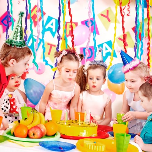 24 Colorful Magic Mouth Coils Paper for Party Performances - LBSXQGS