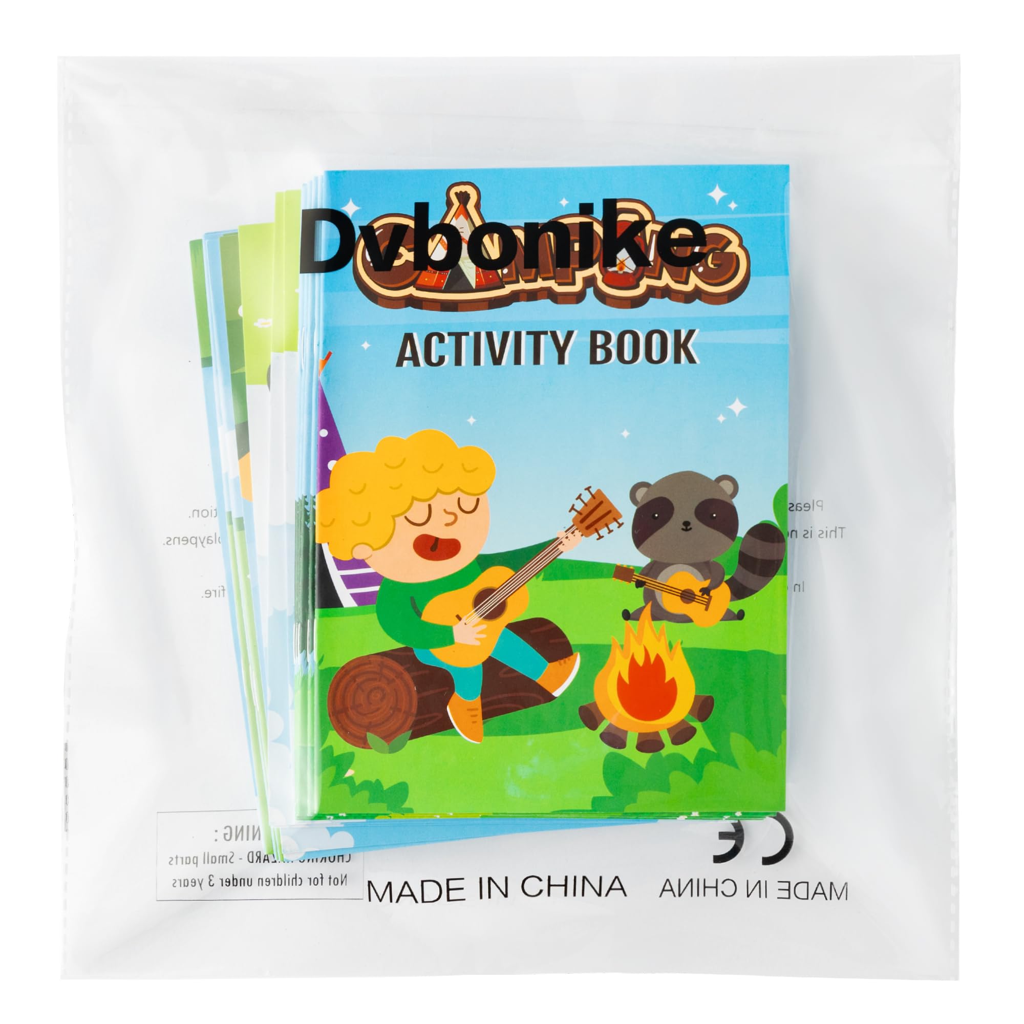 24-Pack Camping Activity Books for Kids – Mini Coloring & Puzzle Games Bulk Party Favors
