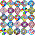 24 Pack Fidget Spinners Bulk - Spiral Stress Relief Toys for Kids & Adults - Party Favors Classroom Prizes
