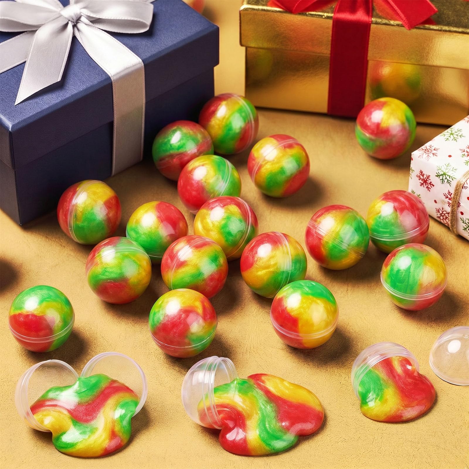 24-Pack Galaxy Slime Balls – Non-Sticky, Mess-Free Sensory Stress Relief Toys for Kids, Party Favors & Classroom Prizes (Ages 3+)