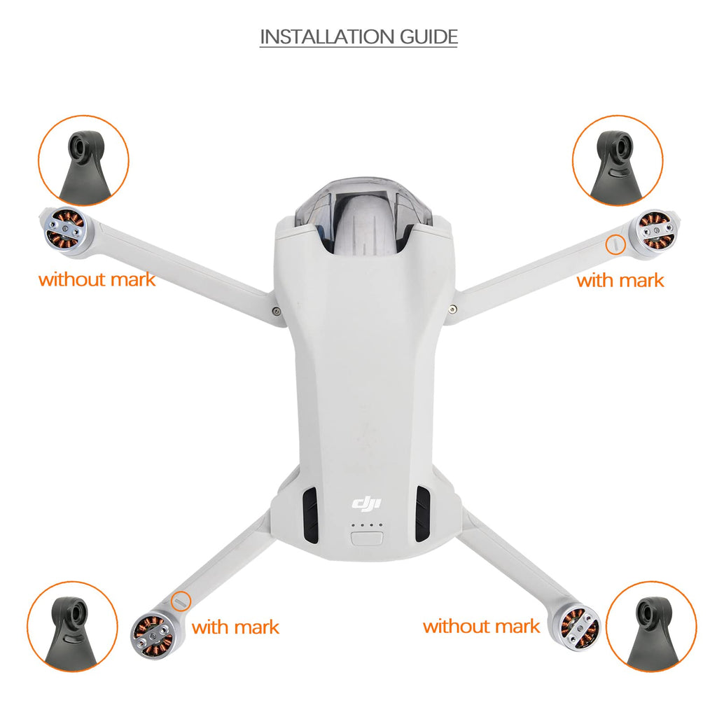 24-Pack Mini 3 Propellers Compatible with DJI Mini 3 & Lito X1 (Not for Mini 3 Pro) with Screws and Screwdrivers