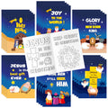 24-Pack Nativity Christmas Coloring Books for Kids - Bulk DIY Christian Activity