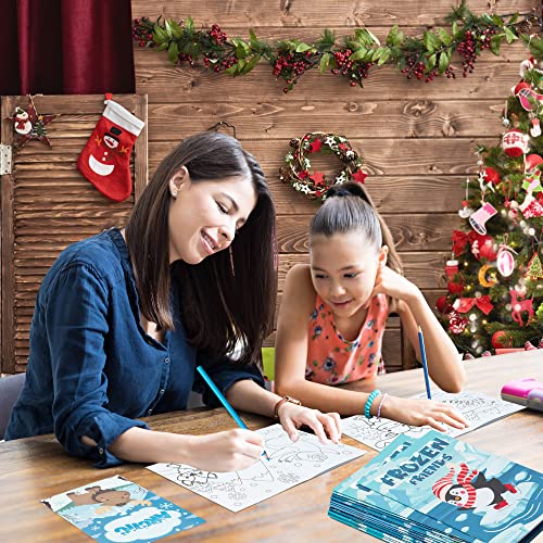 24-Pack Polar Animals Coloring Books for Kids Ages 4-8 – Winter Arctic Theme DIY Activity Booklet
