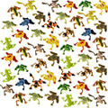 24-Piece Civaner Plastic Frog Toys - 12 Realistic Mini Frog Figures for Crafting, Party Favors & Home Decor