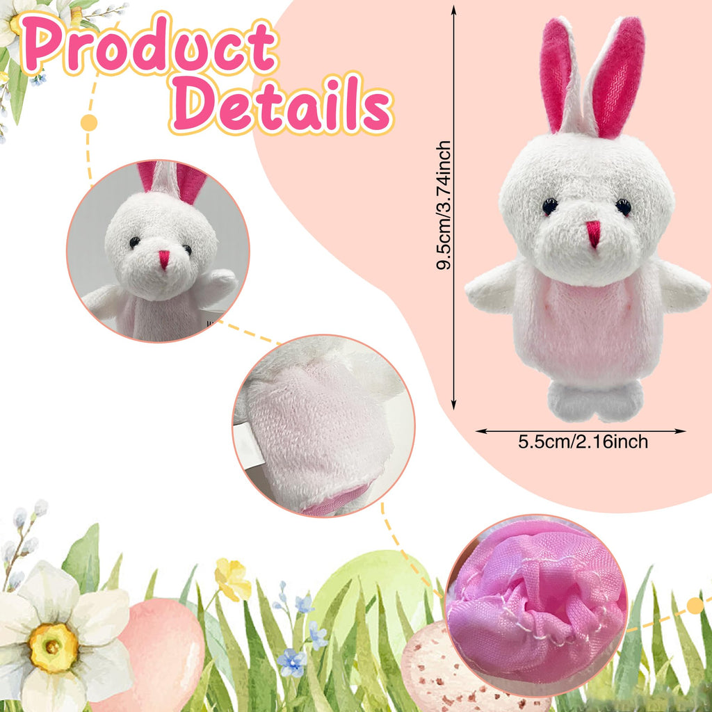 24-Piece Finger Puppet Set – Mini Plush Animal Toys for Storytime and Teaching