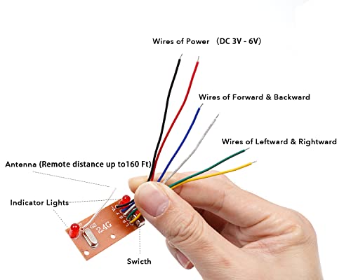 2.4GHz Wireless Remote Control Transmitter and Receiver Set for DIY Science Projects and STEAM Learning - Pica Toys