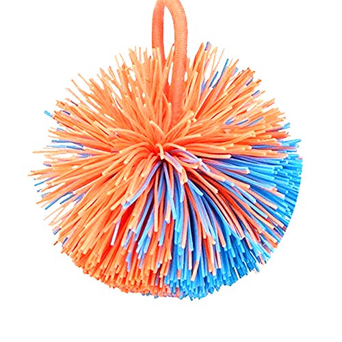 2.5 Inch Mini Rubber String Ball Assorted Bulk 9-Pack - Sensory Fidget Toy, Stress Ball, Bouncy Ball for Kids and Adults
