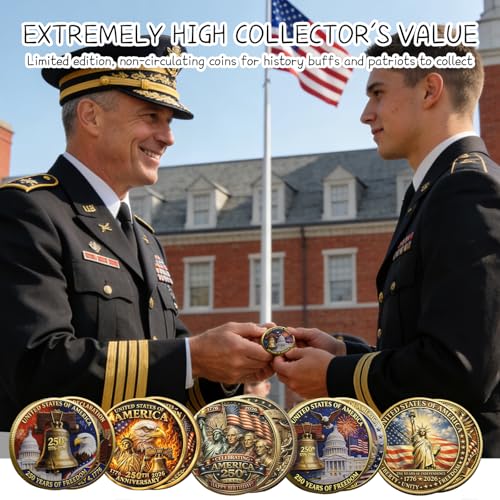 250th Anniversary USA Challenge Token – 2026 Commemorative Coin for Collectors