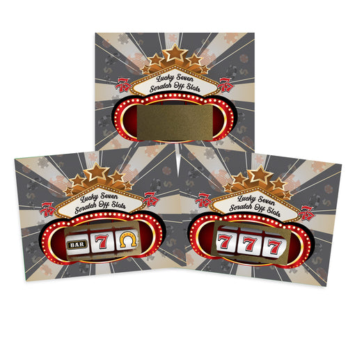 26 Pack Casino Night Scratch Off Cards – Party Favors & Game Cards for Adults