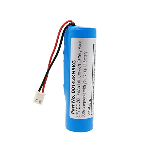 2600mAh 3.7V Li-ion Replacement Battery with XH2.54 Connector for Voice Amplifiers and DIY Projects