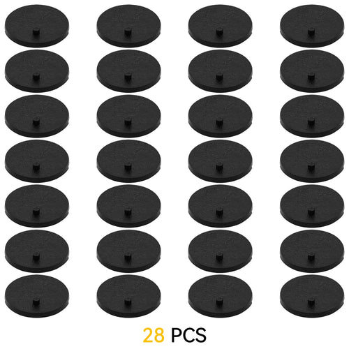 28-Pack Black Action Figure Stands - 1.3-Inch Round Bases for 6-Inch Figures (FIGURESLAB)