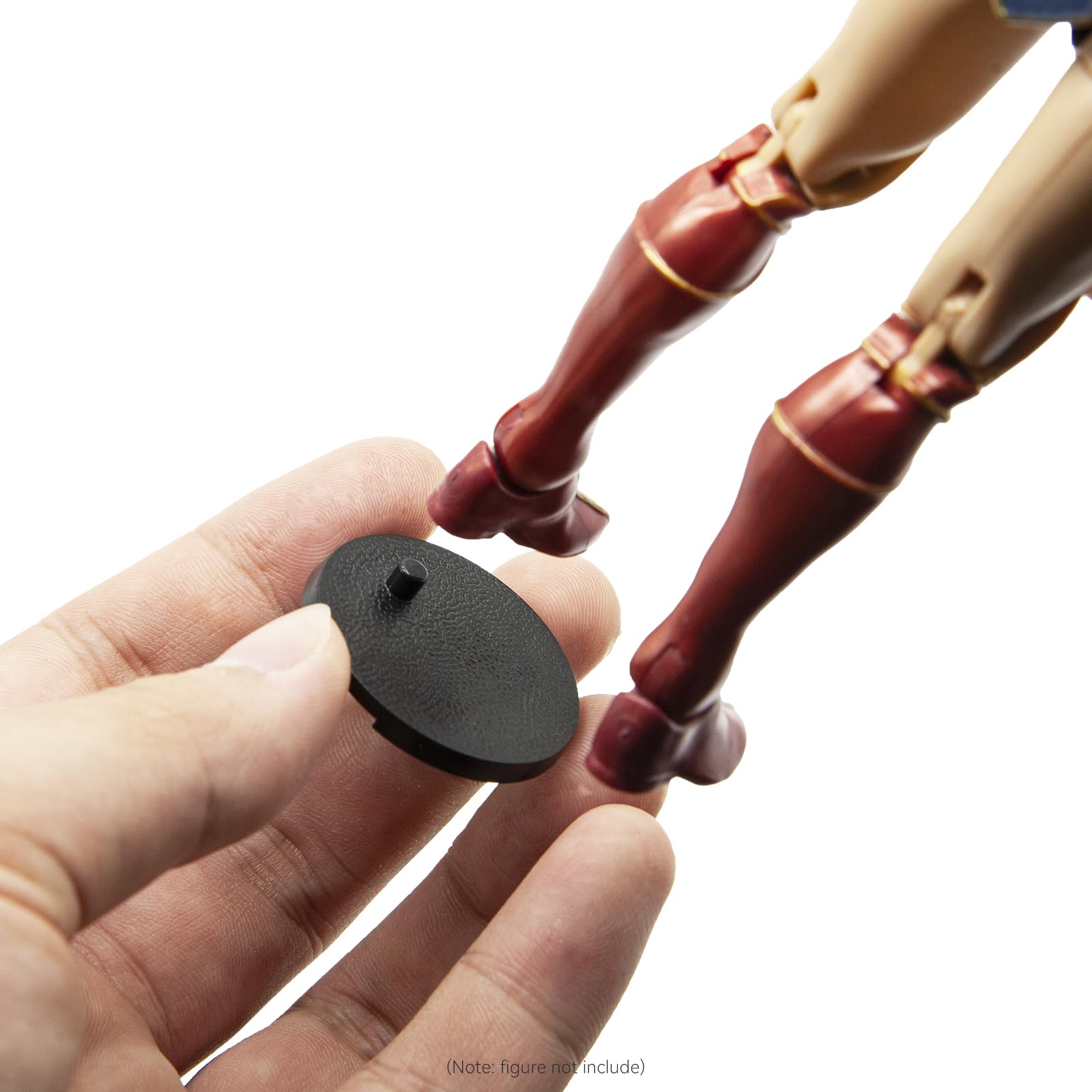 28-Pack Black Action Figure Stands - 1.3-Inch Round Bases for 6-Inch Figures (FIGURESLAB)