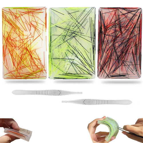 3-Pack Fidget Pick Pads for Adults – Silicone Skin Picking Toys for Anxiety & Trichotillomania Relief