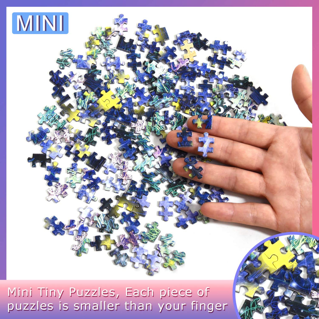 3 Pack Mini Jigsaw Puzzles 150 Pieces Each – Small 6x4 Inch Puzzles for Adults, Fun Home Entertainment and Wall Decor