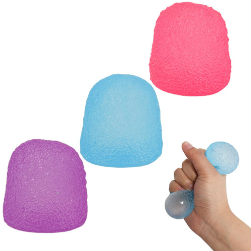 3-Pack Squishy Candy Stress Balls – Textured Sensory Fidget Toys for Kids and Adults