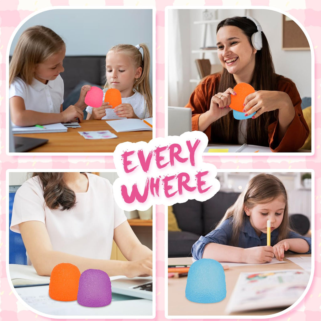 3-Pack Squishy Candy Stress Balls – Textured Sensory Fidget Toys for Kids and Adults