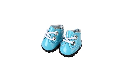 3-Pair Set of Handmade Doll Shoes for 17cm Dolls – 3 Colors, Easy On/Off