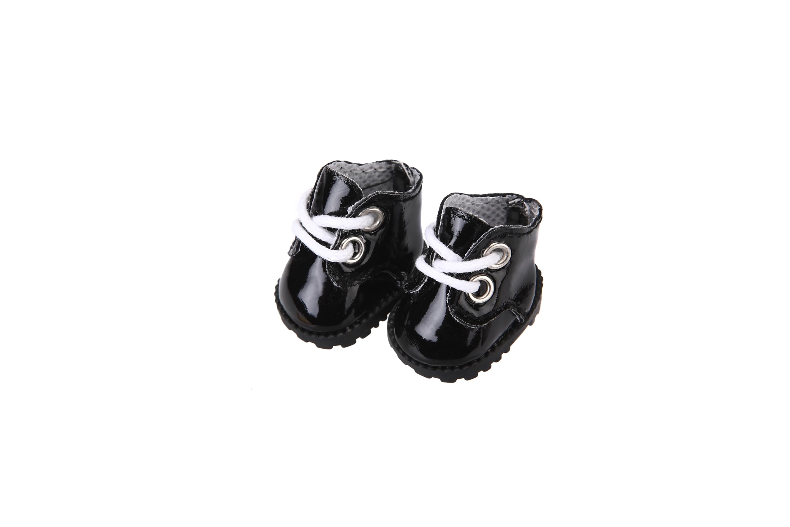 3-Pair Set of Handmade Doll Shoes for 17cm Dolls – 3 Colors, Easy On/Off