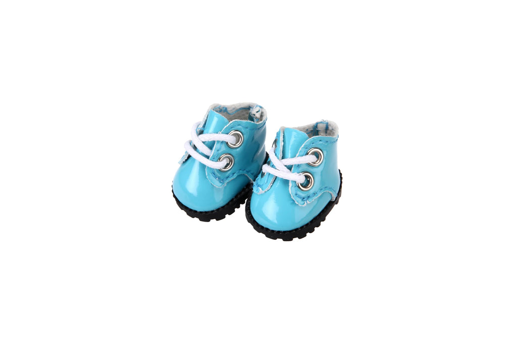 3-Pair Set of Handmade Doll Shoes for 17cm Dolls – 3 Colors, Easy On/Off