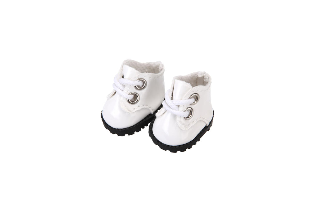 3-Pair Set of Handmade Doll Shoes for 17cm Dolls – 3 Colors, Easy On/Off
