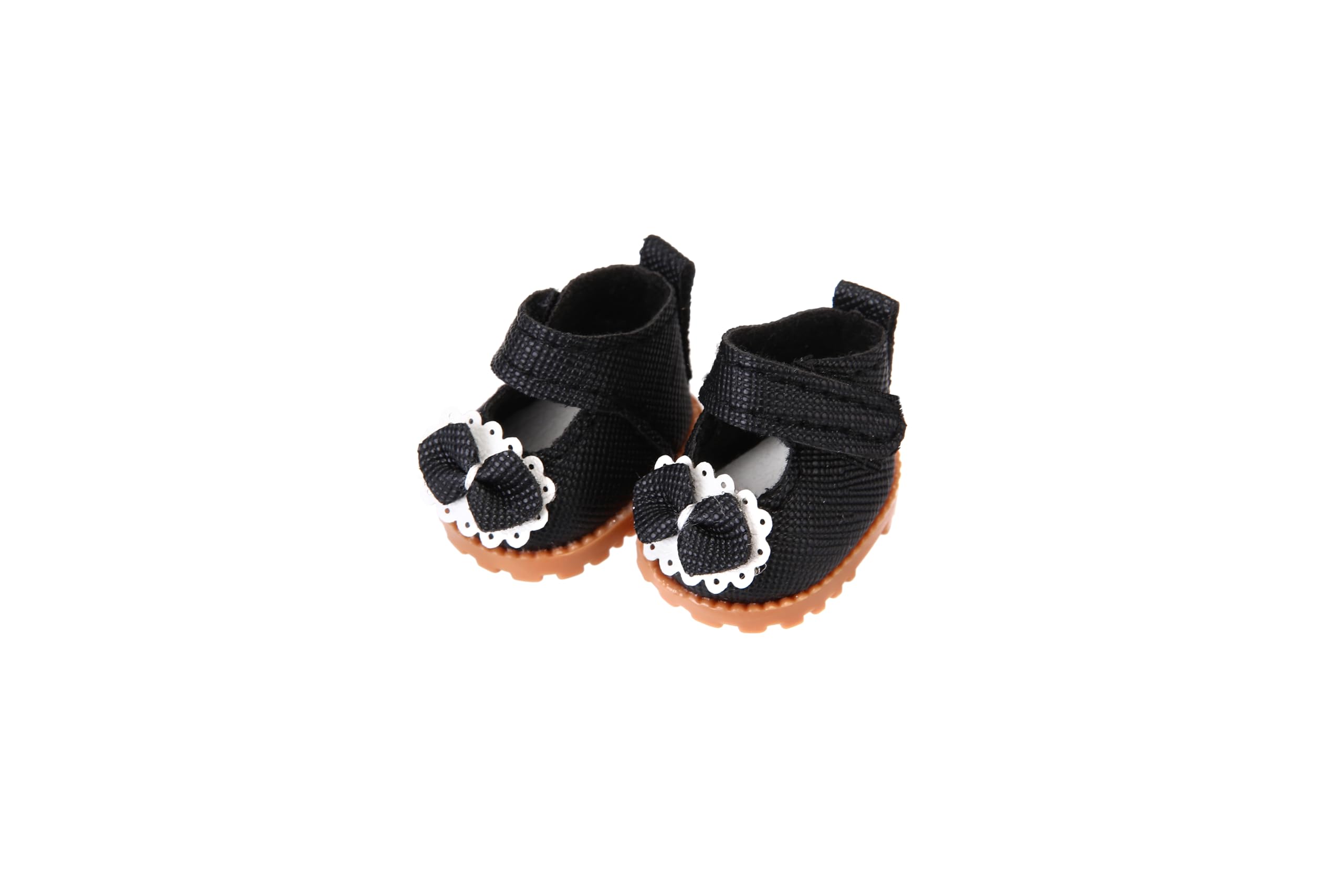 3 Pairs of Handmade Doll Shoes for 17cm Dolls – 3 Colors Mix (WHYS FXSN)