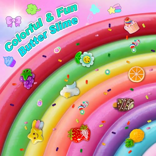 30-Pack Butter Slime Kit for Kids – DIY Scented Slime Toys, Non-Sticky & Stretchy, Party Favors & Gifts for Boys Girls Ages 6-12