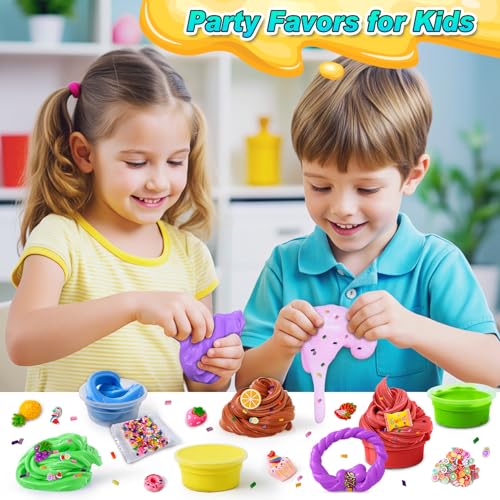 30-Pack Butter Slime Kit for Kids – DIY Scented Slime Toys, Non-Sticky & Stretchy, Party Favors & Gifts for Boys Girls Ages 6-12