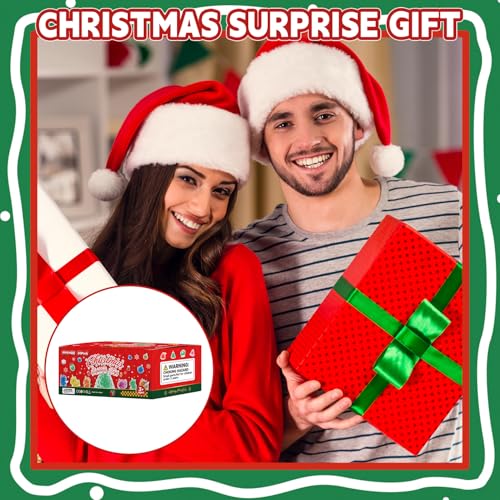 30 Pack Christmas Stress Balls - Squishy Fidget Toys for Adults, Bulk Party Favors
