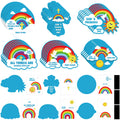 30 Pack God's Promises Magnetic Crafts by Yeaqee - DIY Bible Verse Sunday School Activities