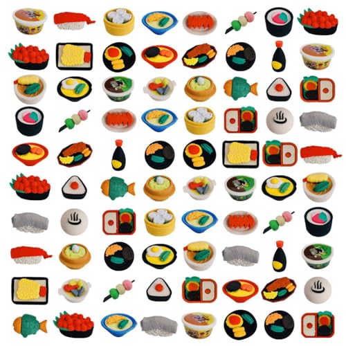 30-Piece Mini Puzzle Erasers – Noodle & Animal Shapes for Party Prizes and School Supplies