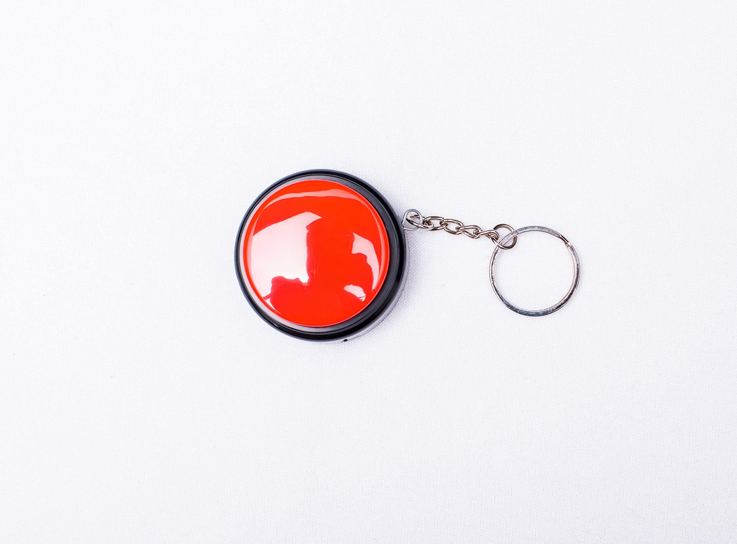 30-Second Recordable Talking Button with Keychain – Reusable Sound Module for DIY Projects and Gifts