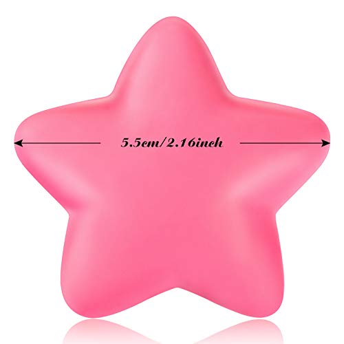 30 Star Stress Balls Bulk – Blulu Mini Foam Squeeze Toys for Rewards and Party Favors
