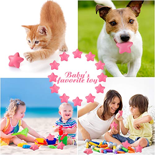 30 Star Stress Balls Bulk – Blulu Mini Foam Squeeze Toys for Rewards and Party Favors