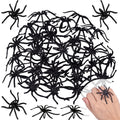 300-Pack Halloween Spider Rings for Kids Party Favors – 1.96-Inch Plastic Rings Bulk for Costume Accessories & Decor