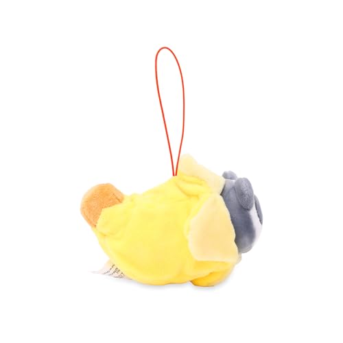 Anirollz Pandaroll Banana Panda Keychain – Soft Crinkle Plush Toy for Backpacks & Bags